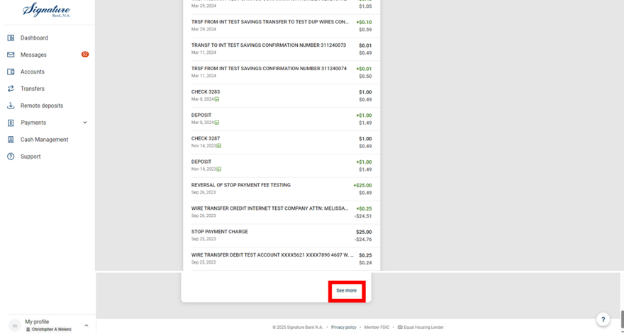 View and Download Check Information 9